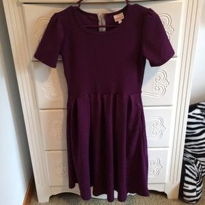 Plum colored dress